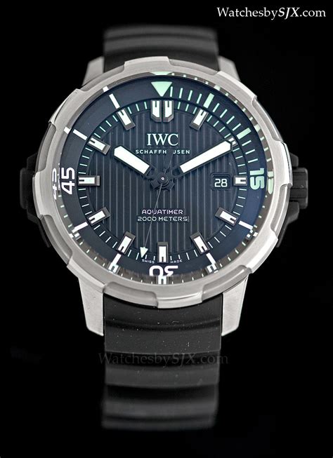 iwc aquatimer 2000 metri in titanio|iwc porsche aquatimer.